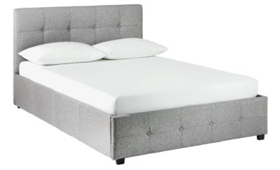 Hygena Eros Grey Ottoman Bed Frame - Kingsize.